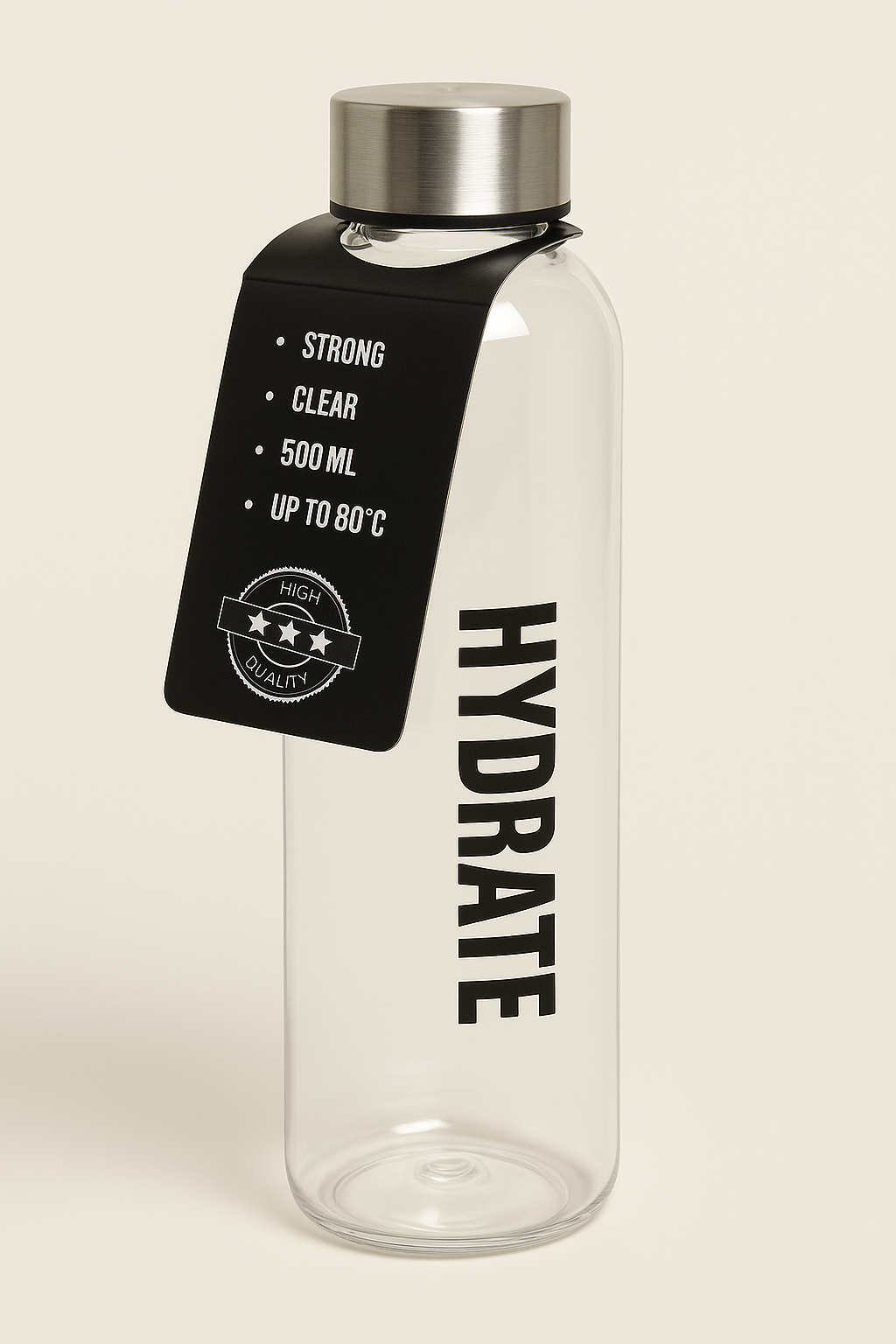 Hydrate Water Bottle 500ml, Sports Water Bottle with Ice Core